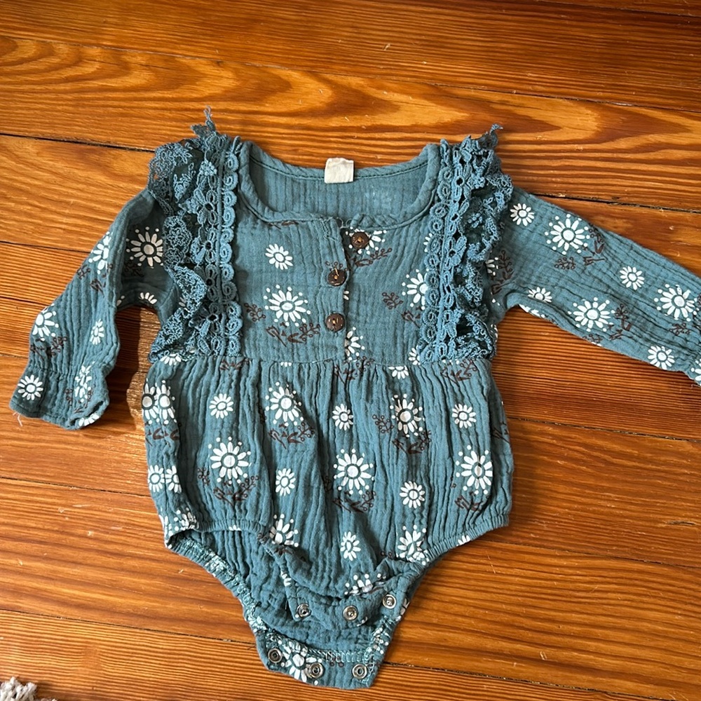 Teal Body suit